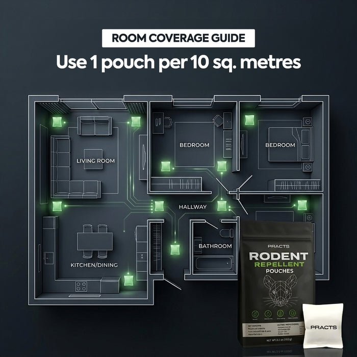 PRACTS Rodent Repellent Pouches
