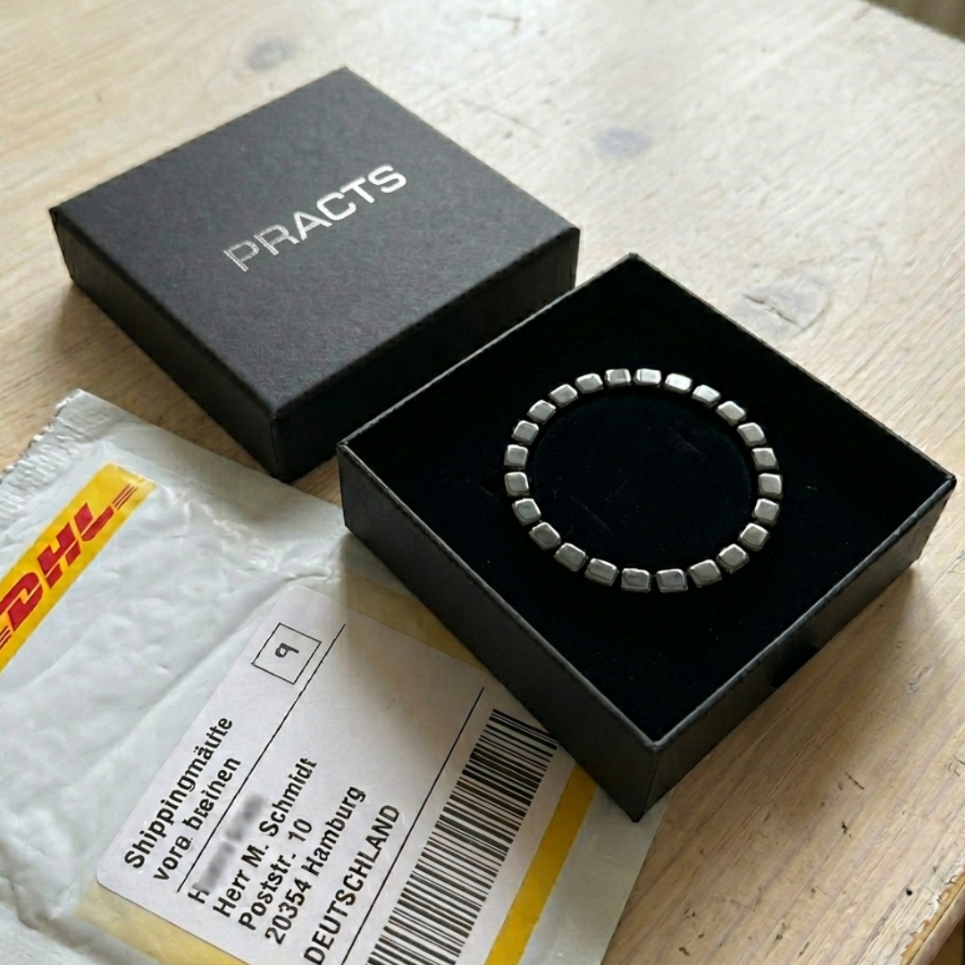 PRACTS Hematite Bracelet-DE