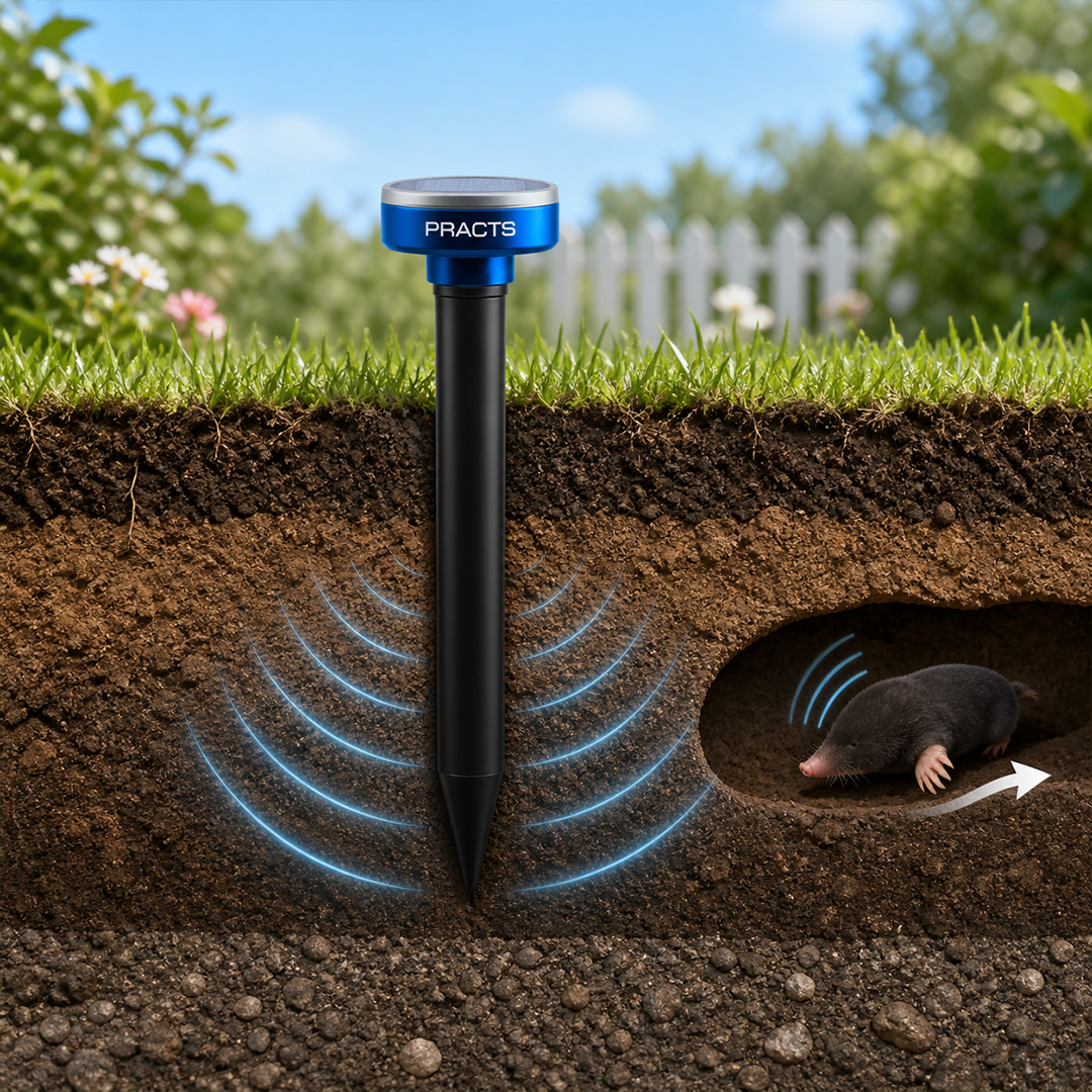 PRACTS Solar-Powered Pest Repeller