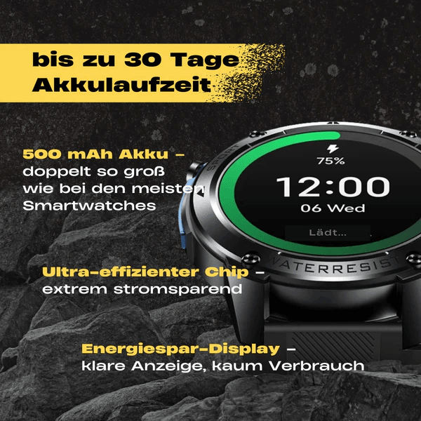 30 Tage Akkulaufzeit